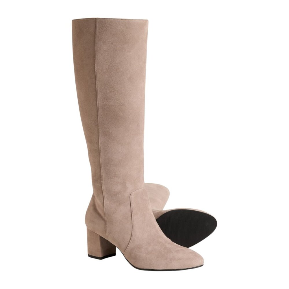 Stuart Weitzman Ariana 60 Zip Boots - Suede (For Women) - Picture 2 of 5